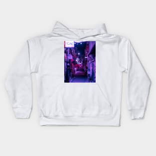 Purple Hues of Golden Gai Kids Hoodie